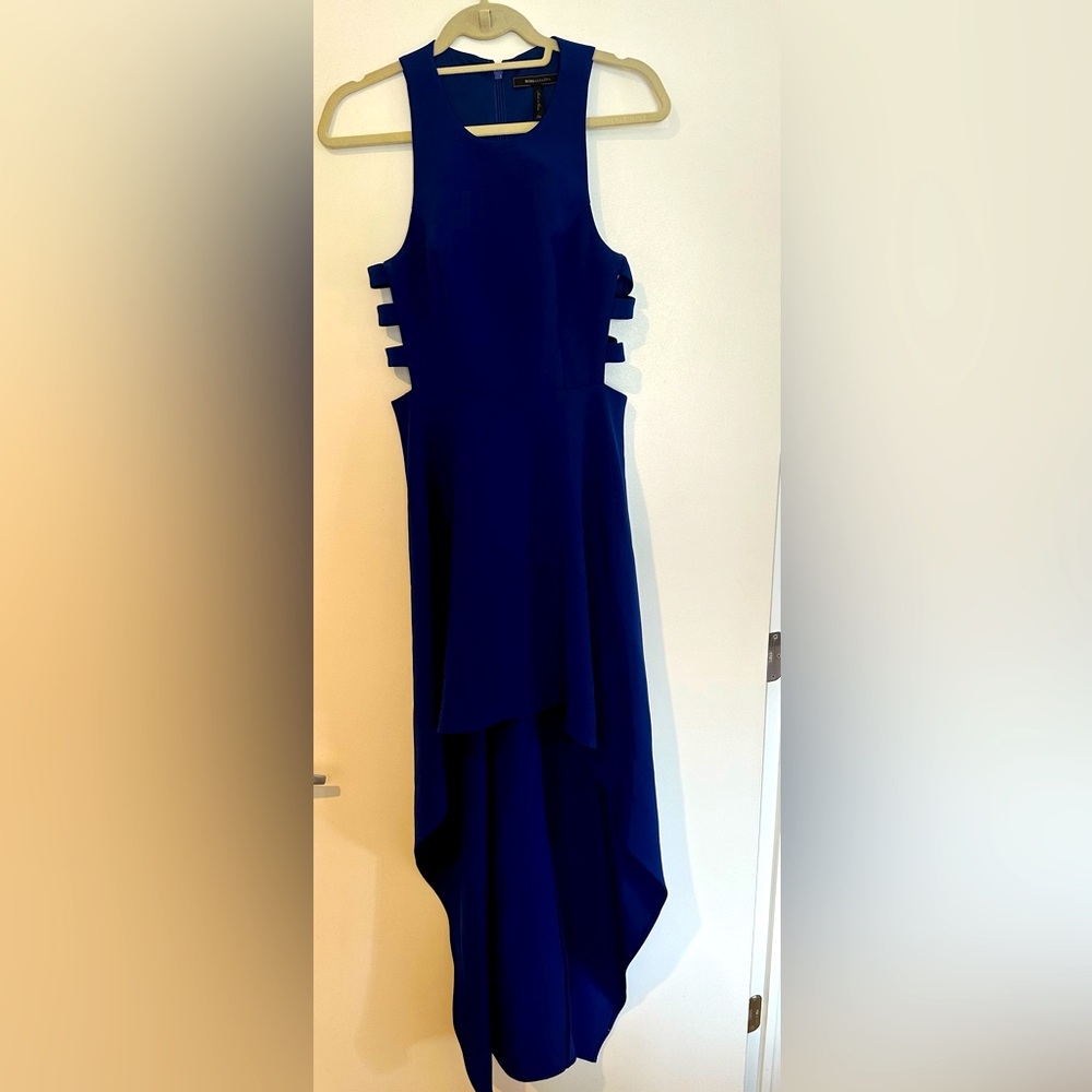 BCBG Maxazria Blue High-low Dress